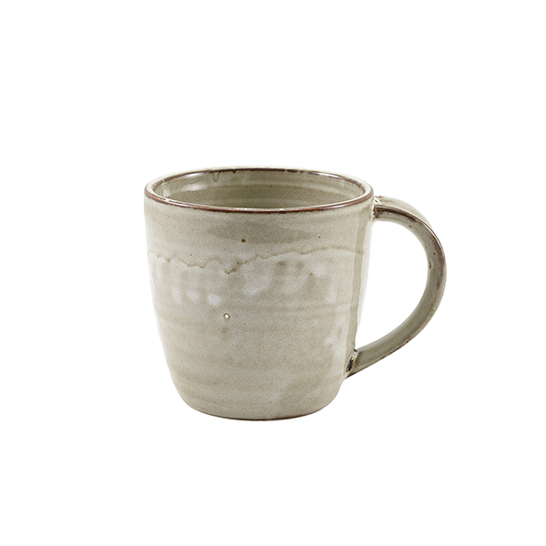Terra Porcelain Grey Mug 30cl/ 10.5oz (Pack of 6)