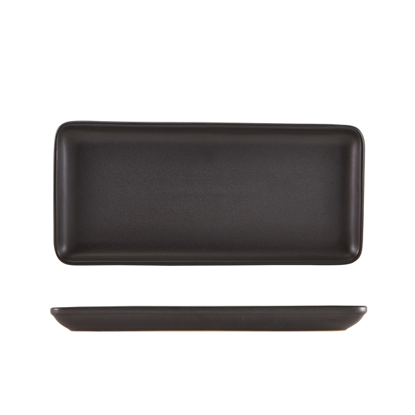 [BC-NNR-AN30] Antigo Stoneware Narrow Rectangular Platter 31 x 14cm (Pack of 6)