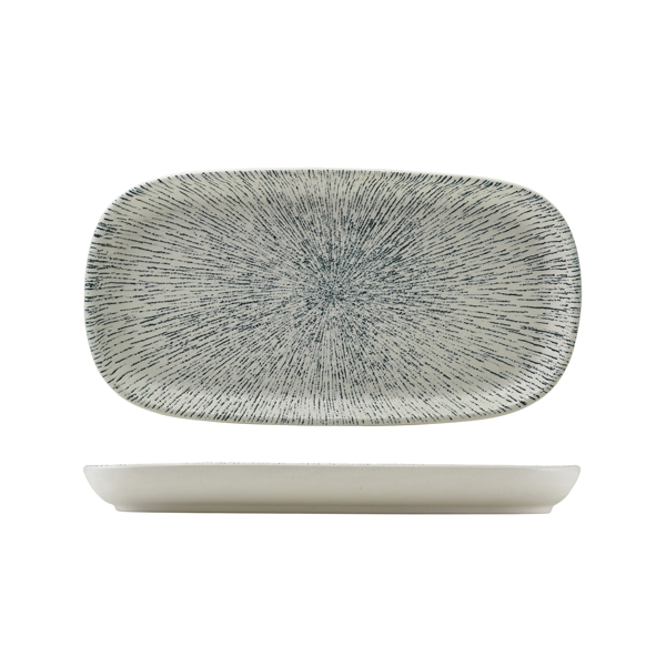 Sereno Porcelain Strato Rectangular Platter 30 x 15.5cm (Pack of 6)