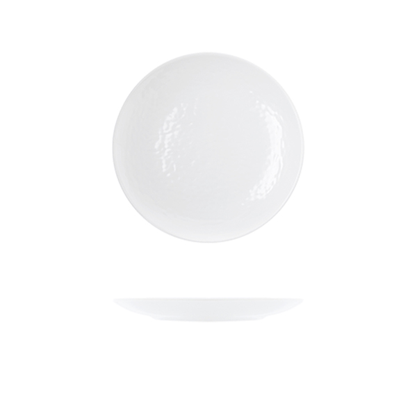 [BC-NOS231145] White Osaka Melamine Side Plate 23cm (Pack of 12)