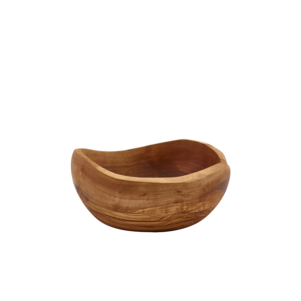 GenWare Olive Wood Rustic Bowl 15cm (Pack of 6)