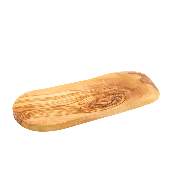 [BC-NOWRPS] Olive Wood Rustic Platter 35 x 13cm+/-