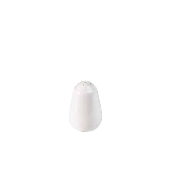 [BC-NP302107] Genware Porcelain Pepper Pot 7cm/ 2.75" (Pack of 6)