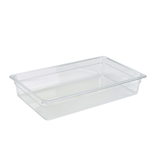 1/1 -Polycarbonate GN Pan 100mm Clear