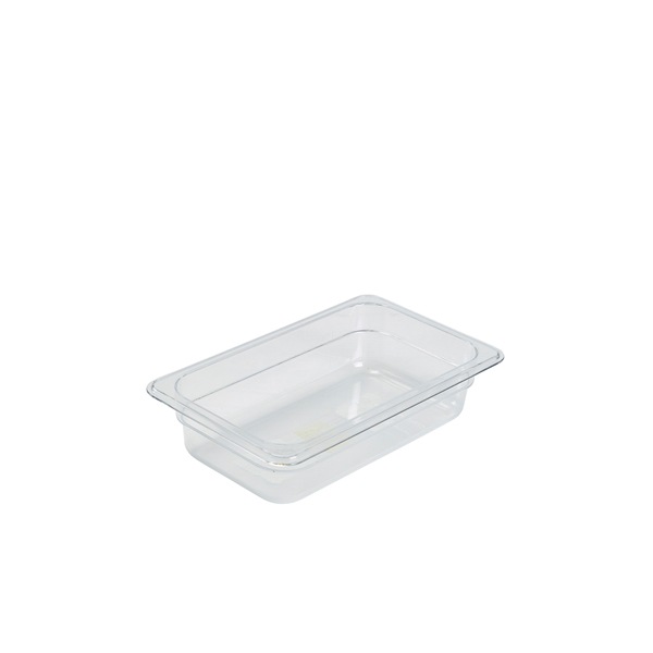 1/4 -Polycarbonate GN Pan 100mm Clear