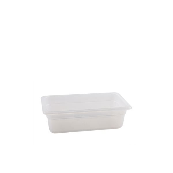 1/4 -Polypropylene GN Pan 100mm Clear (Pack of 6)