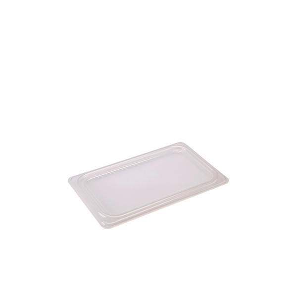 1/4 Polypropylene GN Lid Clear (Pack of 6)