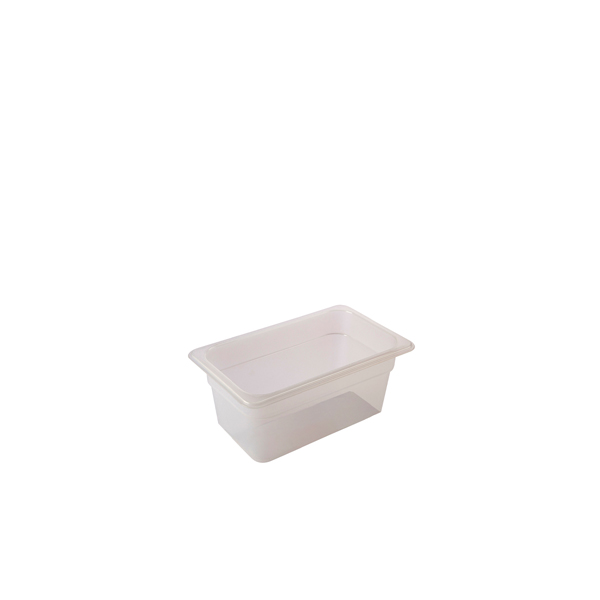 1/6 -Polypropylene GN Pan 100mm Clear (Pack of 6)