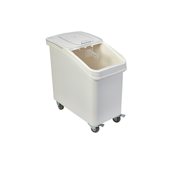 [BC-NPPBIN102] Polypropylene Mobile Ingredient Bin with Scoop 102 Litre