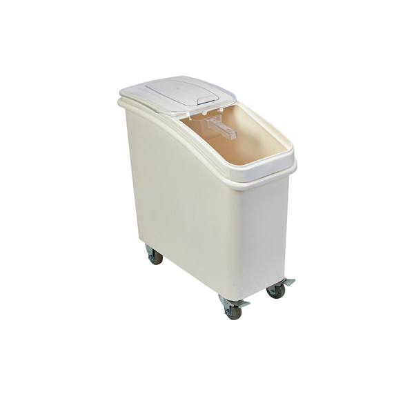 [BC-NPPBIN81] Polypropylene Mobile Ingredient Bin with Scoop 81 Litre