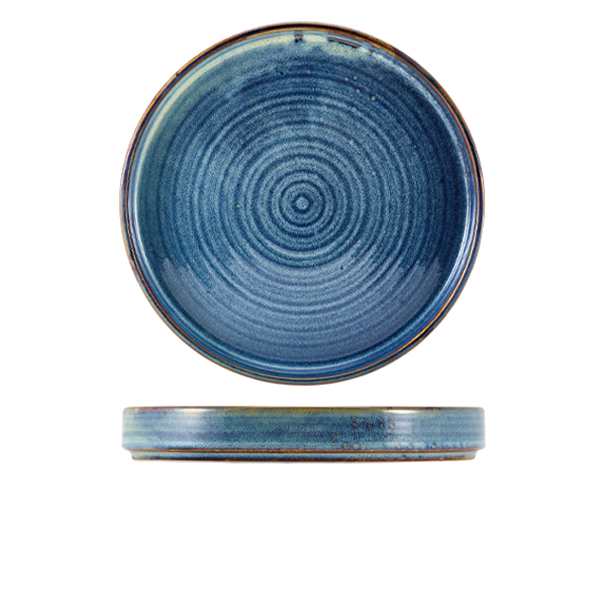 Terra Porcelain Aqua Blue Presentation Plate 26cm (Pack of 6)