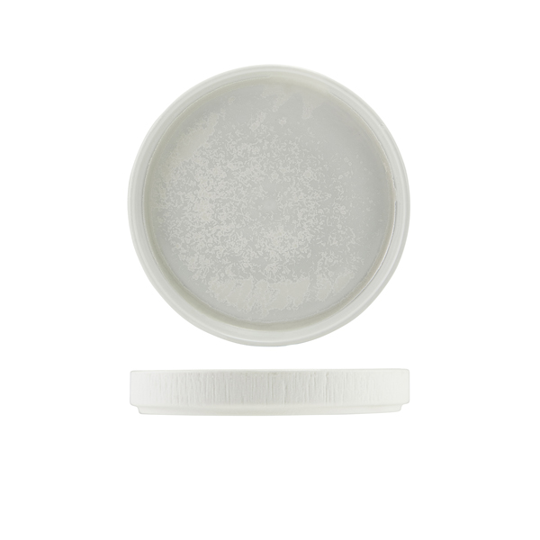 [BC-NPR-PLC18] Incise Porcelain Lucine Presentation Plate 18cm (Pack of 6)