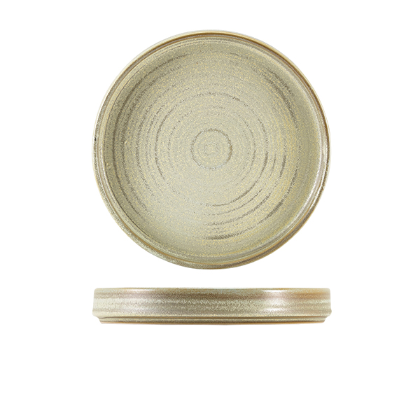 Terra Porcelain Matt Grey Presentation Plate 20.5cm (Pack of 6)