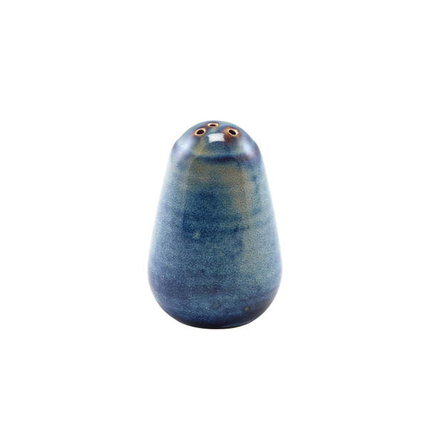 [BC-NPS-PBL8] Terra Porcelain Aqua Blue Pepper Shaker (Pack of 6)