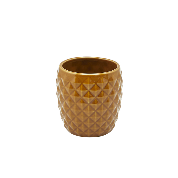 Genware Brown Pineapple Tiki Mug 40cl/ 14oz (Pack of 4)