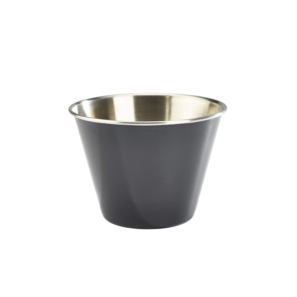 GenWare Black Stainless Steel Ramekin 34cl/ 12oz (Pack of 24)