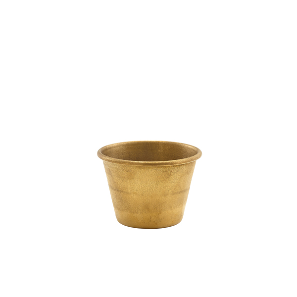 GenWare Gold Vintage Steel Ramekin 71ml/ 2.5oz (Pack of 24)