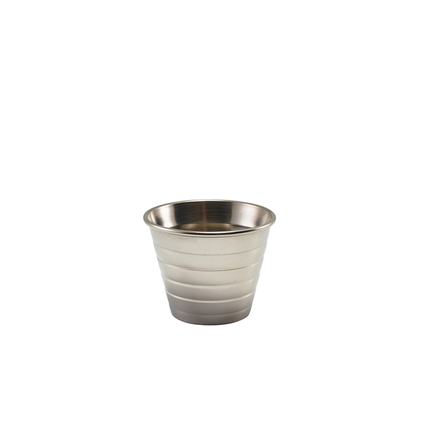 GenWare Stainless Steel Ribbed Ramekin 71ml/ 2.5oz (Pack of 24)