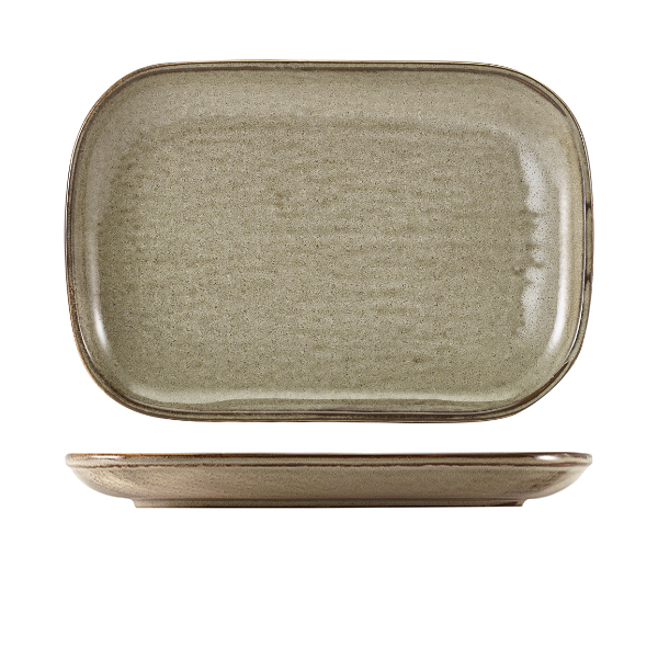 [BC-NRP-PG29] Terra Porcelain Grey Rectangular Plate 29 x 19.5cm (Pack of 6)