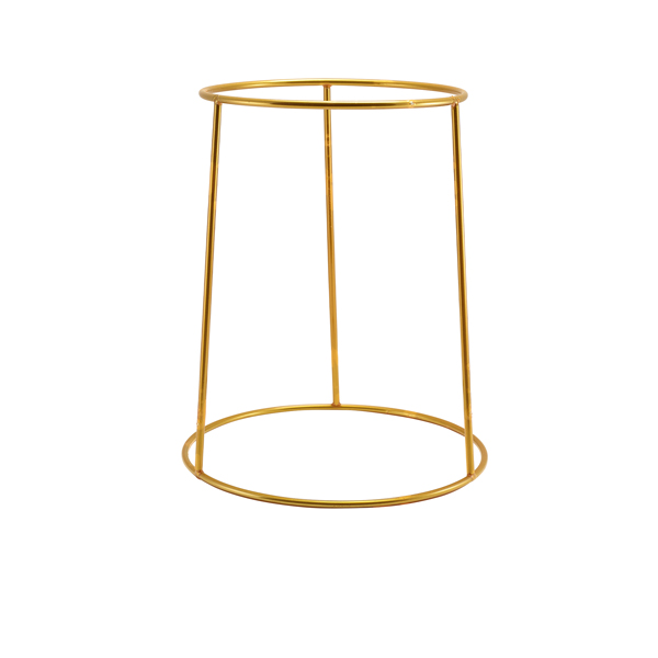 [BC-NRSR-RGD30] GenWare Gold Anti-Slip Round Buffet Riser 30cm