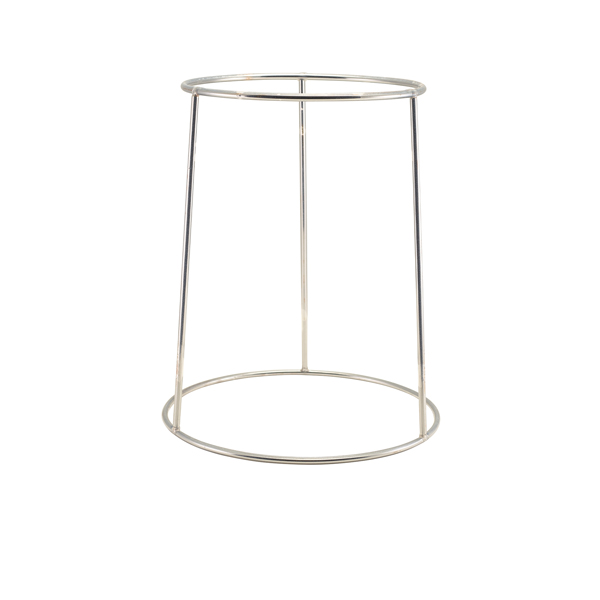 [BC-NRSR-RS30] GenWare Silver Anti-Slip Round Buffet Riser 30cm