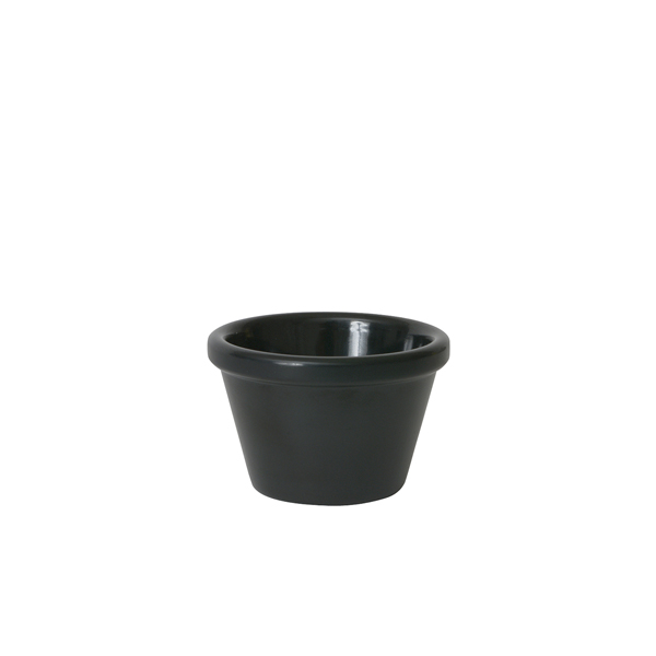 GenWare Melamine Black Smooth Ramekin 43ml/ 1.5oz (Pack of 24)