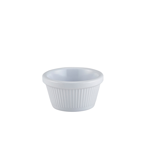 GenWare Melamine White Fluted Ramekin 59ml/ 2oz (Pack of 24)