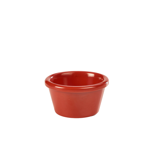 GenWare Melamine Red Smooth Ramekin 85ml/ 3oz (Pack of 24)