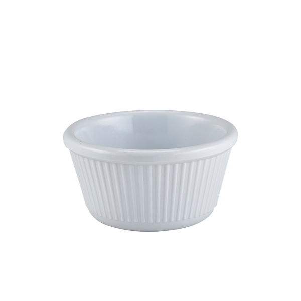 [BC-NS287-02] GenWare Melamine White Fluted Ramekin 114ml/ 4oz (Pack of 24)