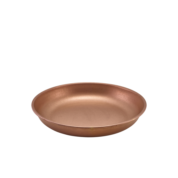 GenWare Copper Vintage Steel Coupe Plate 24cm (Pack of 12)
