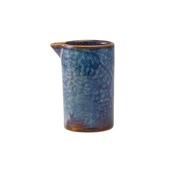 [BC-NSJ-PBL10] Terra Porcelain Aqua Blue Straight Sided Jug 10cl/ 3.5oz (Pack of 6)