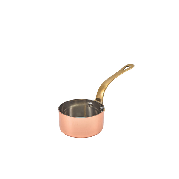 [BC-NSMS7C] GenWare Mini Copper Sauce Pan 7 x 3.75cm (Pack of 6)