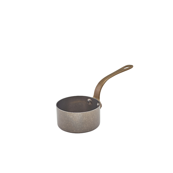 [BC-NSMS7V] GenWare Vintage Steel Mini Sauce Pan 7 x 3.75cm (Pack of 6)
