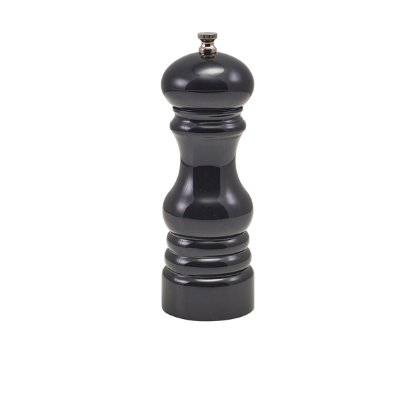 GenWare Salt Or Pepper Grinder Black 17.5cm (Pack of 6)