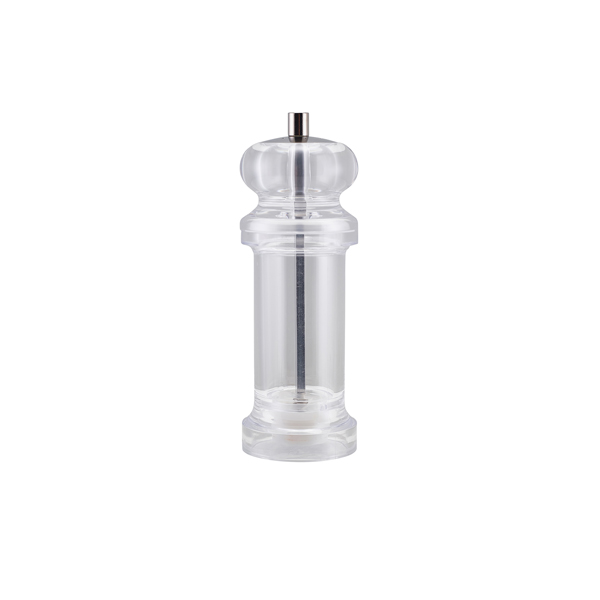 GenWare Clear Combi Pepper Grinder/ Salt Shaker 16cm (Pack of 6)