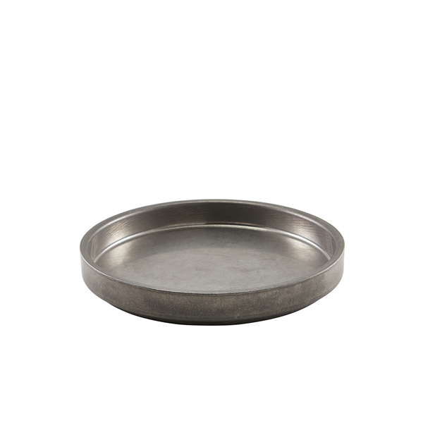 GenWare Vintage Steel Presentation Plate 20.5cm (Pack of 6)