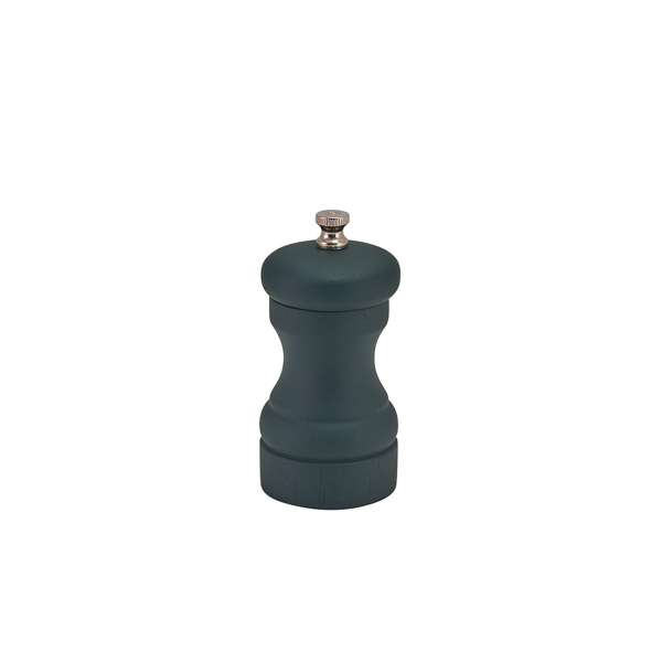GenWare Dark Green Wood Salt/ Pepper Grinder 10cm (Pack of 6)