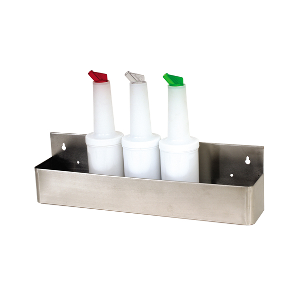 [BC-NSR32-08] GenWare Stainless Steel 8 Bottle Speed Rail 80cm/ 32"