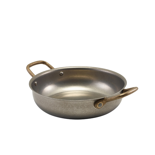 GenWare Vintage Steel Round Dish 19.5 x 5cm (Pack of 6)