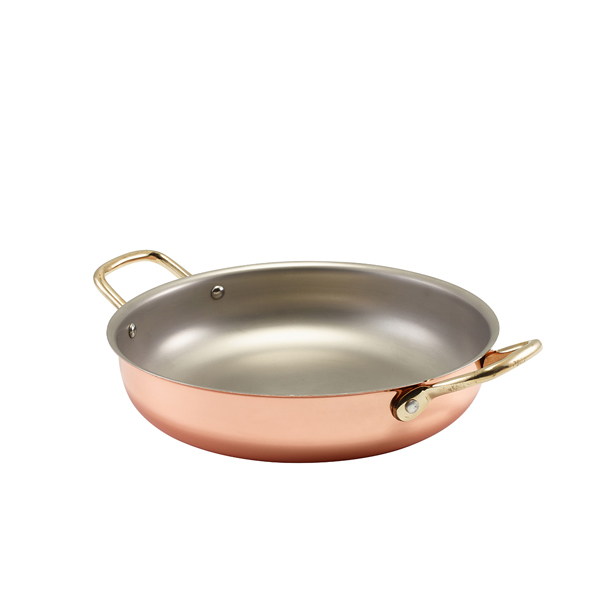 [BC-NSRD22C] GenWare Copper Round Dish 22 x 5cm (Pack of 6)