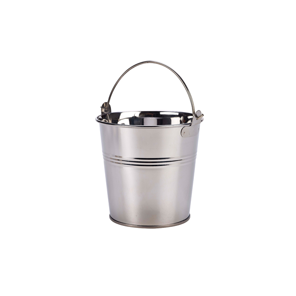 Stainless Steel Serving Bucket 10cm Dia (Pack of 12)