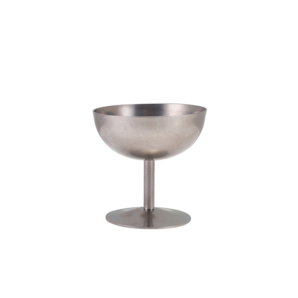 [BC-NSUNS10V] GenWare Vintage Steel Stemmed Sundae Cup 10cm (Pack of 12)