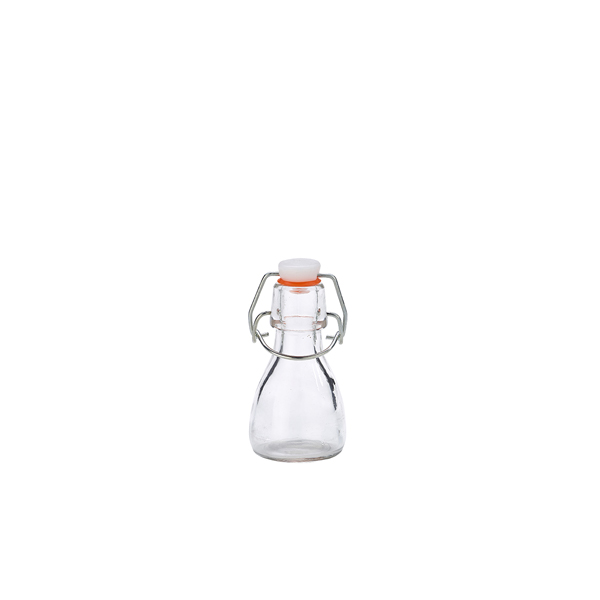 Genware Glass Swing Bottle 7.5cl/ 2.6oz (Pack of 24)