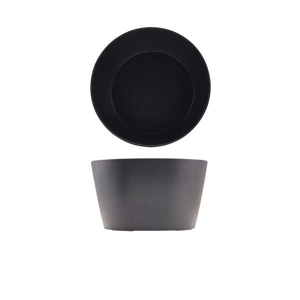 [BC-NTB261502] GenWare Melamine Black Tableau Conical Buffet Bowl 26.5 x 15cm