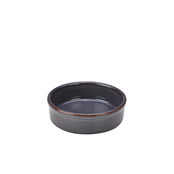[BC-NTD-BL14] Rustic Stoneware Blue Tapas Dish 14.5cm (Pack of 12)