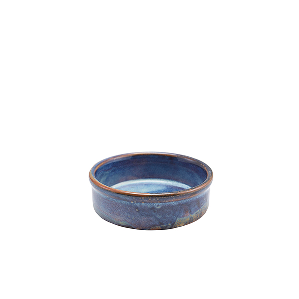[BC-NTD-PBL10] Terra Porcelain Aqua Blue Tapas Dish 10cm (Pack of 12)