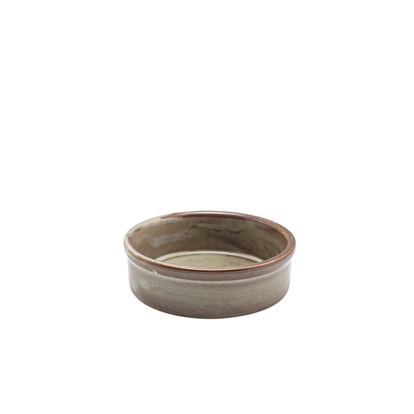 [BC-NTD-PG10] Terra Porcelain Grey Tapas Dish 10cm (Pack of 12)