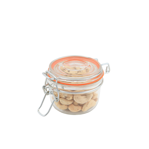 [BC-NTJ-M] Genware Glass Terrine Jar 125ml 8.1 x 6.5cm (Pack of 12)