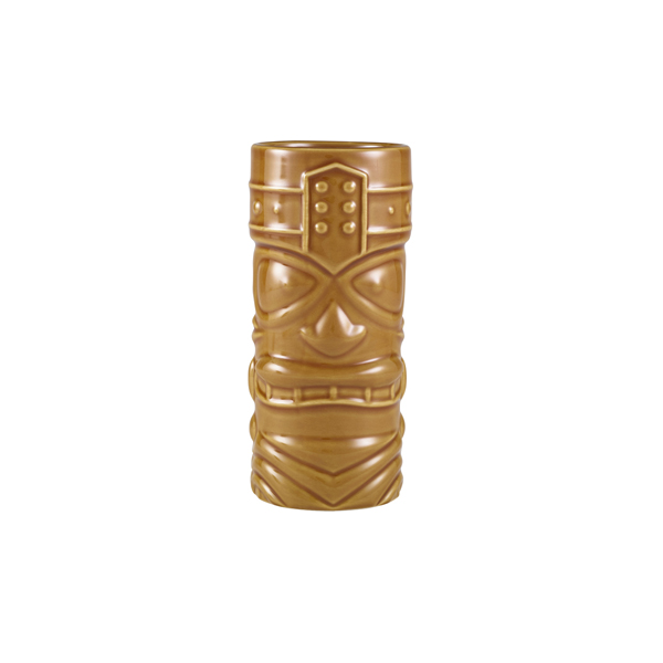Genware Brown Tiki Mug 40cl/ 14oz (Pack of 4)
