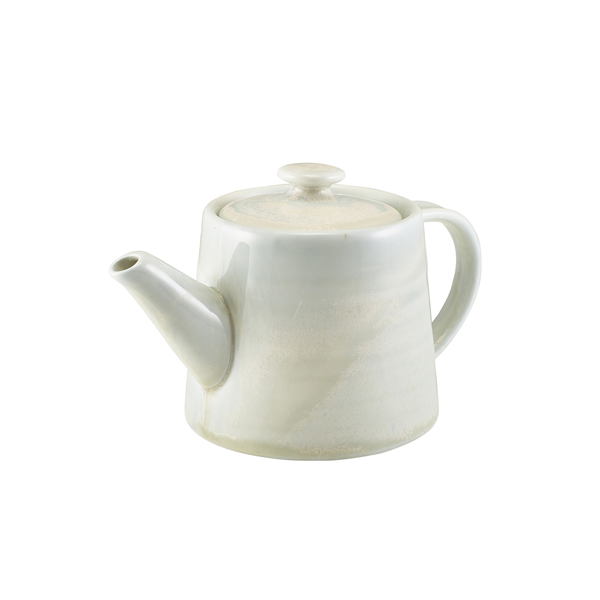 Terra Porcelain Pearl Teapot 50cl/ 17.6oz (Pack of 6)